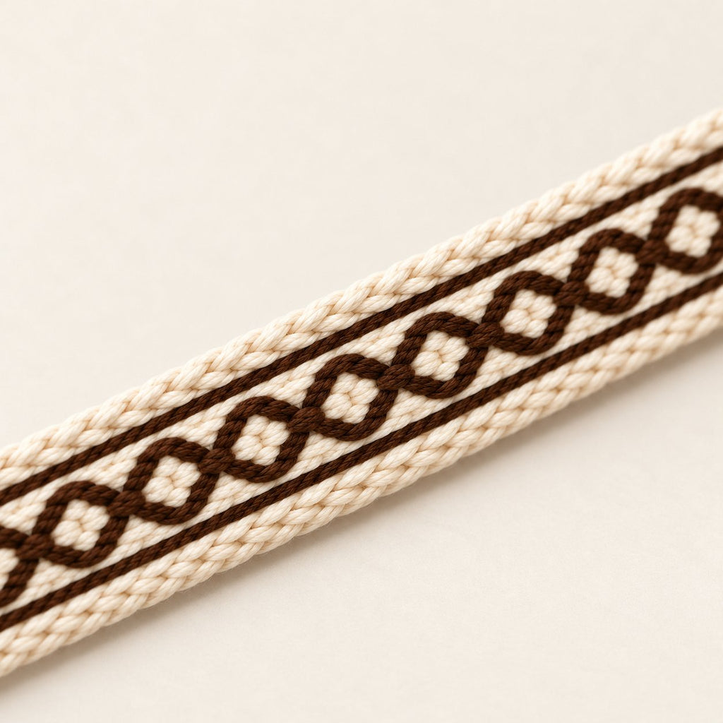 Dune House bracelet, Cream & Brown