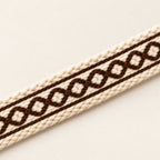 Dune House bracelet, Cream & Brown