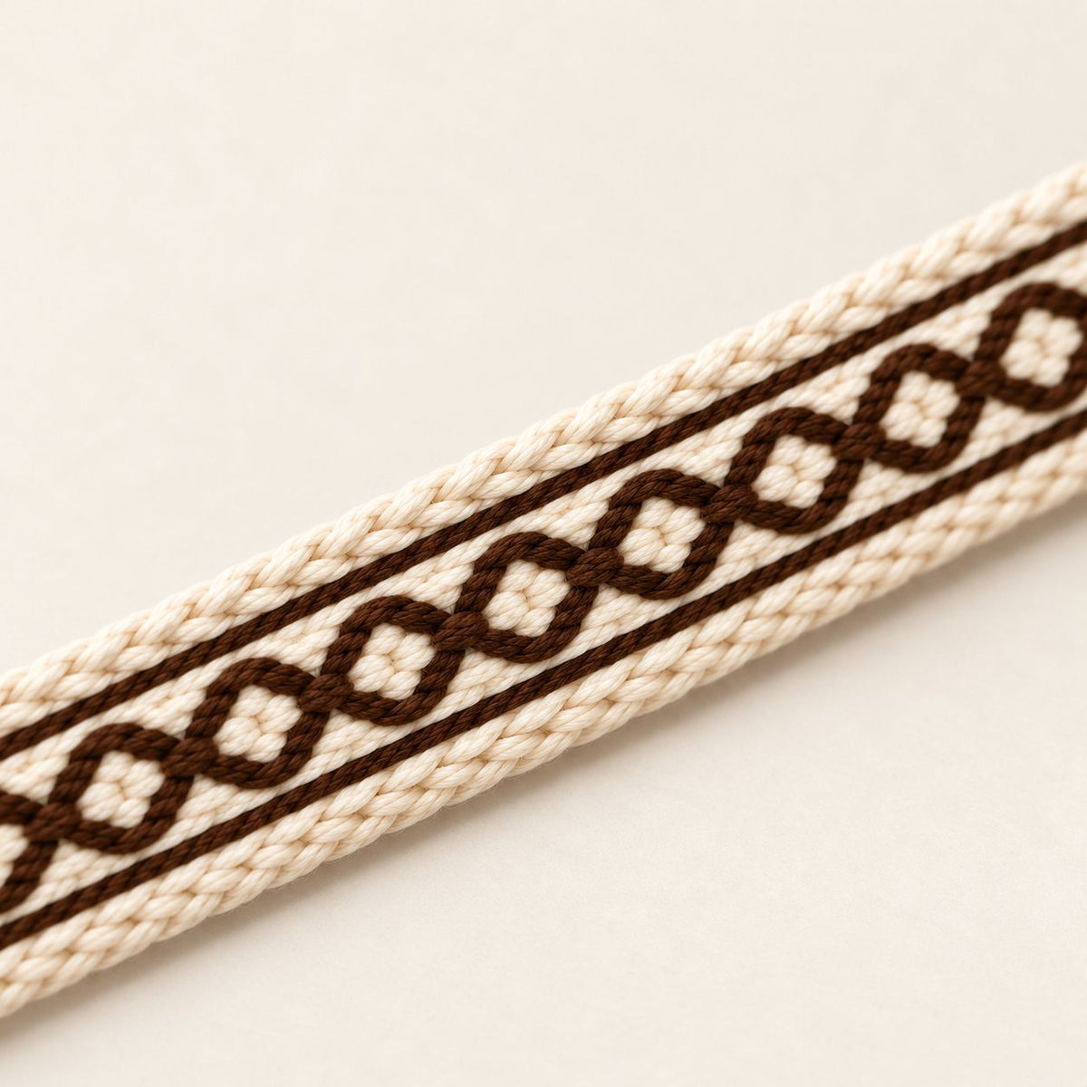 Dune House bracelet, Cream & Brown