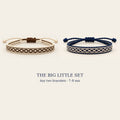 The Big Little Set, two 7-8 mm bracelets