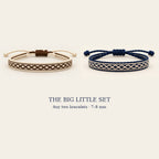 The Big Little Set, two 7-8 mm bracelets